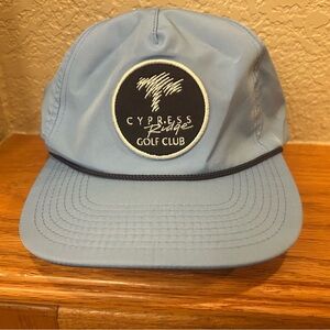 NWOT Cypress Ridge Golf Club Blue Cap hat ballcap
